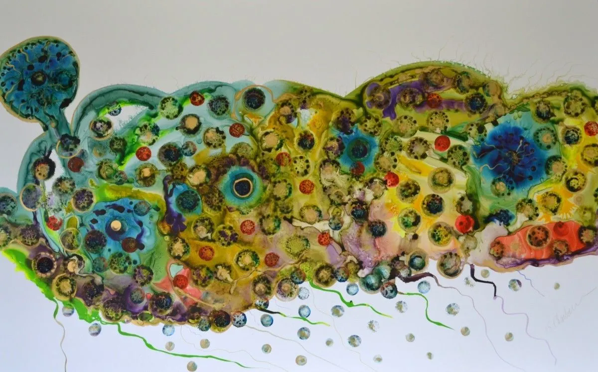 Racine 10, œuvre de Suzanne B. Charbonneau