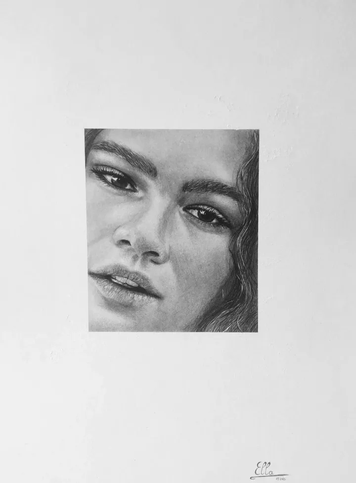 Zendaya, artwork by Rahela Dochi?oiu