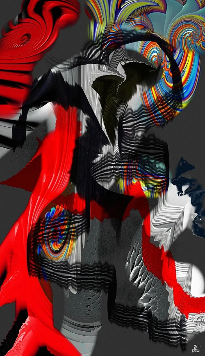 "Here and Beyond - Quantum Leap" Limited Edition of #5, artwork by Diana Coatu