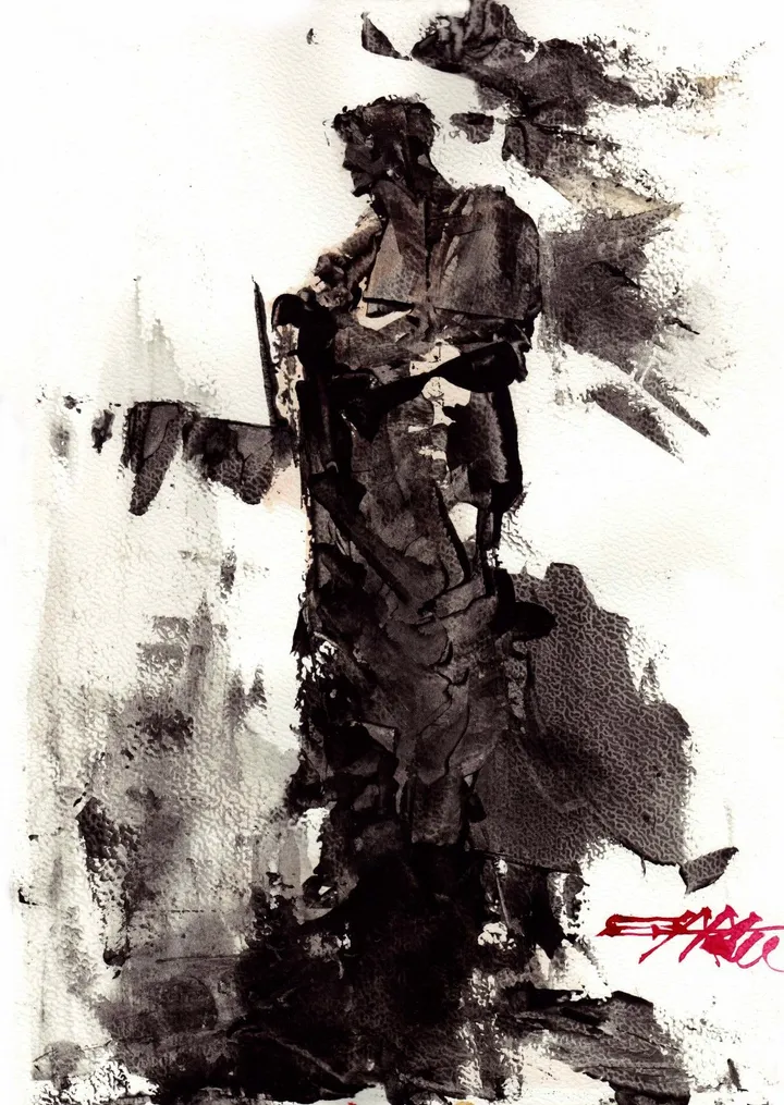 N°842 Publius Vergilius Maro, artwork by Alexandre DUMITRESCU