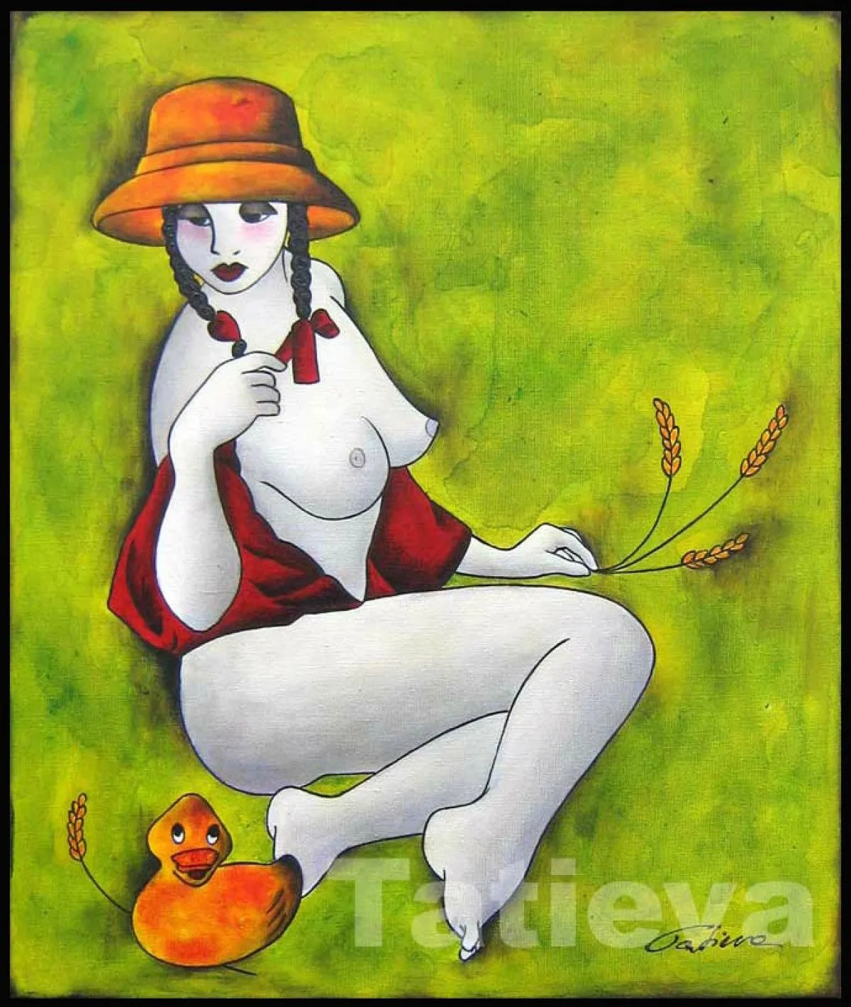 Dialogue d'un jour d'été, artwork by Tatieva Artiste