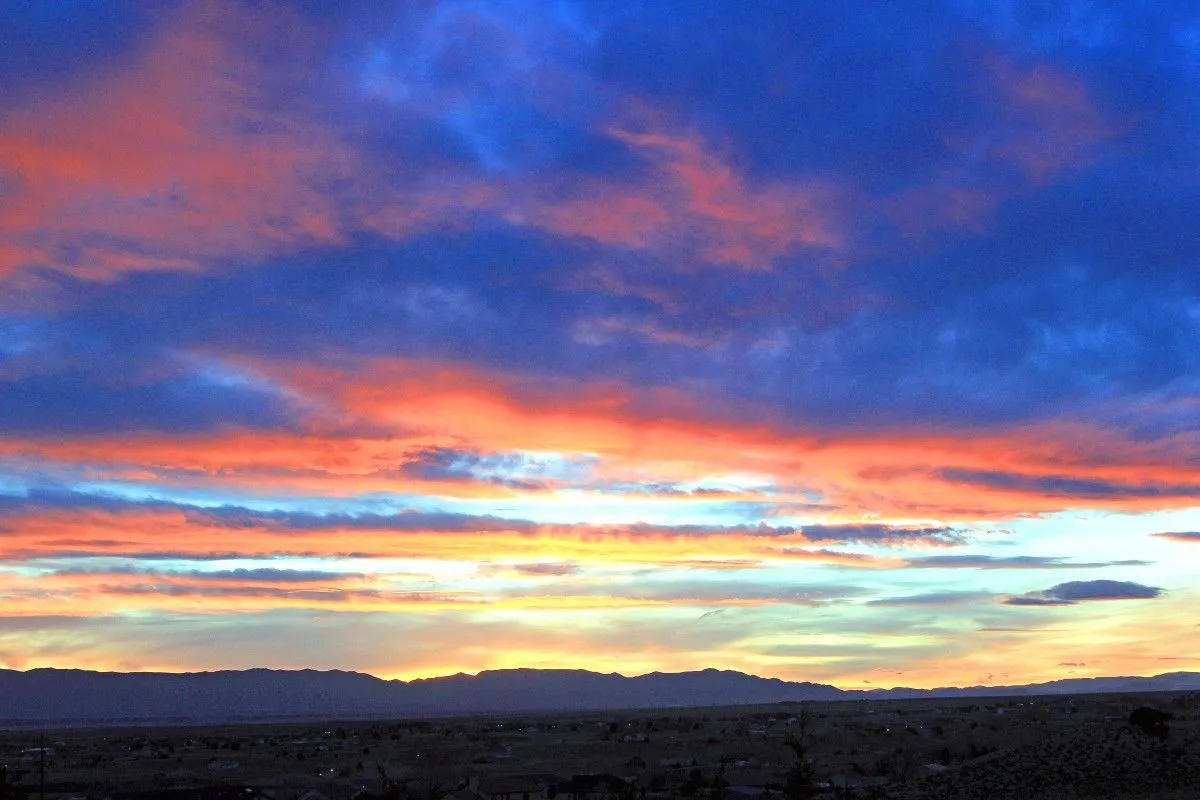 MARCH 2017 - PW SUNSET #3, artwork by Robert W Dunlap