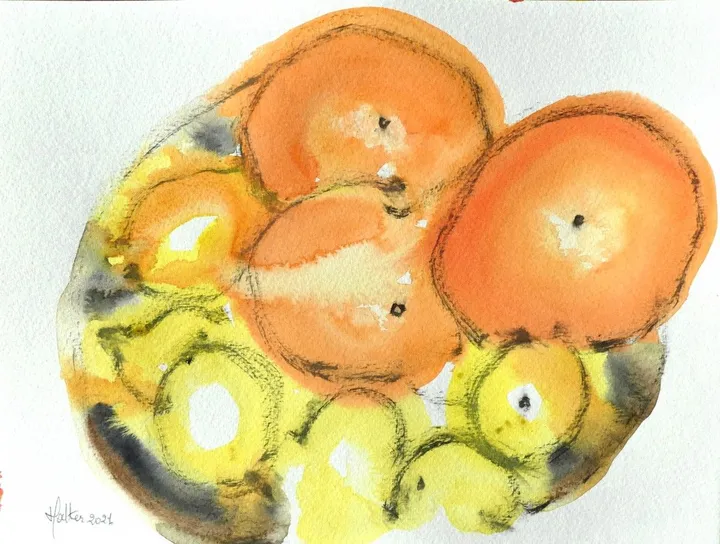 Oranges et citrons, œuvre de Alain HALTER