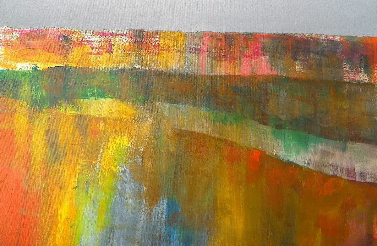East Lothian crops, artwork by Andrew Hutson