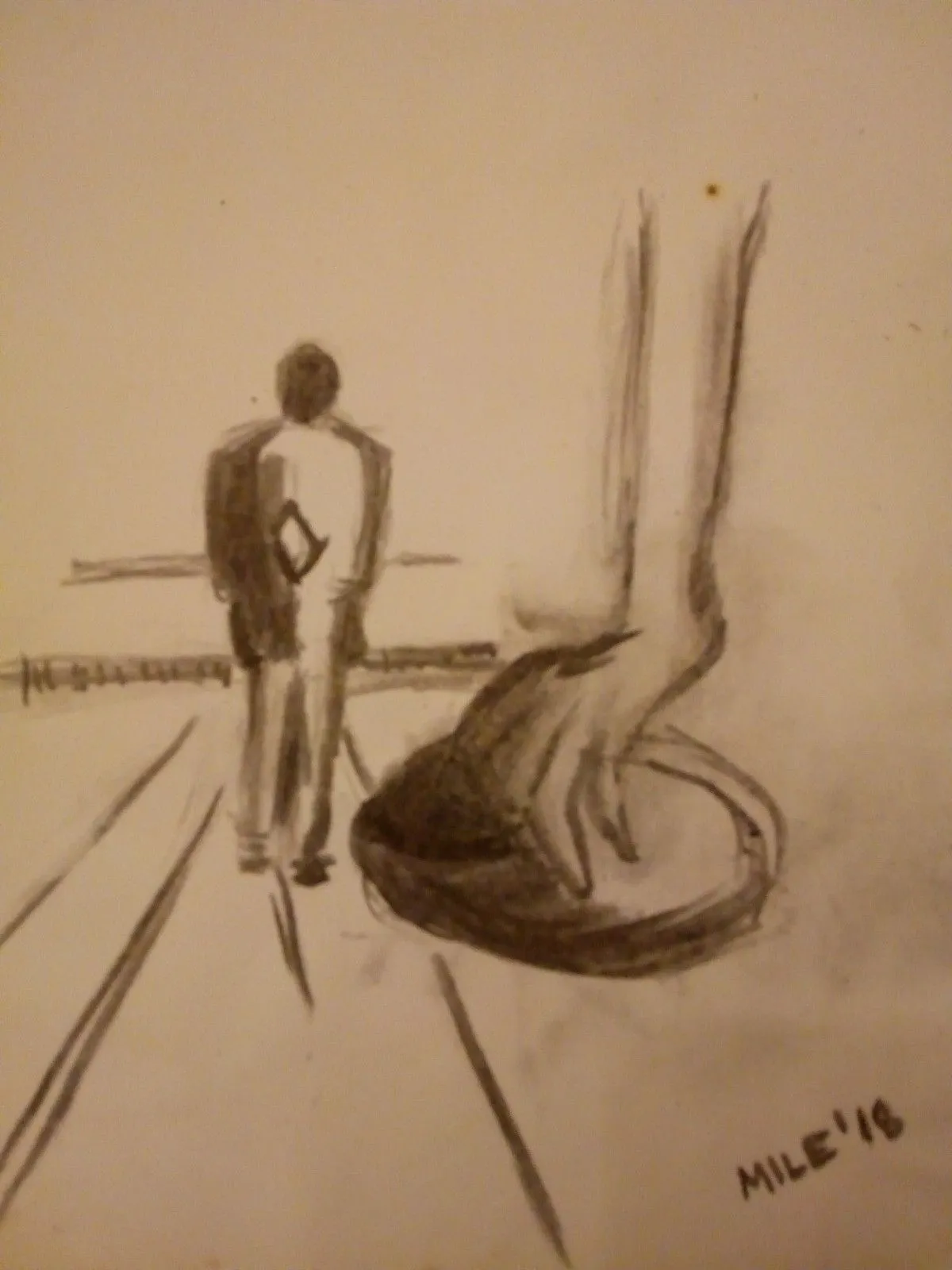 the hart after the date with the girl, œuvre de Mile Vilotijevic