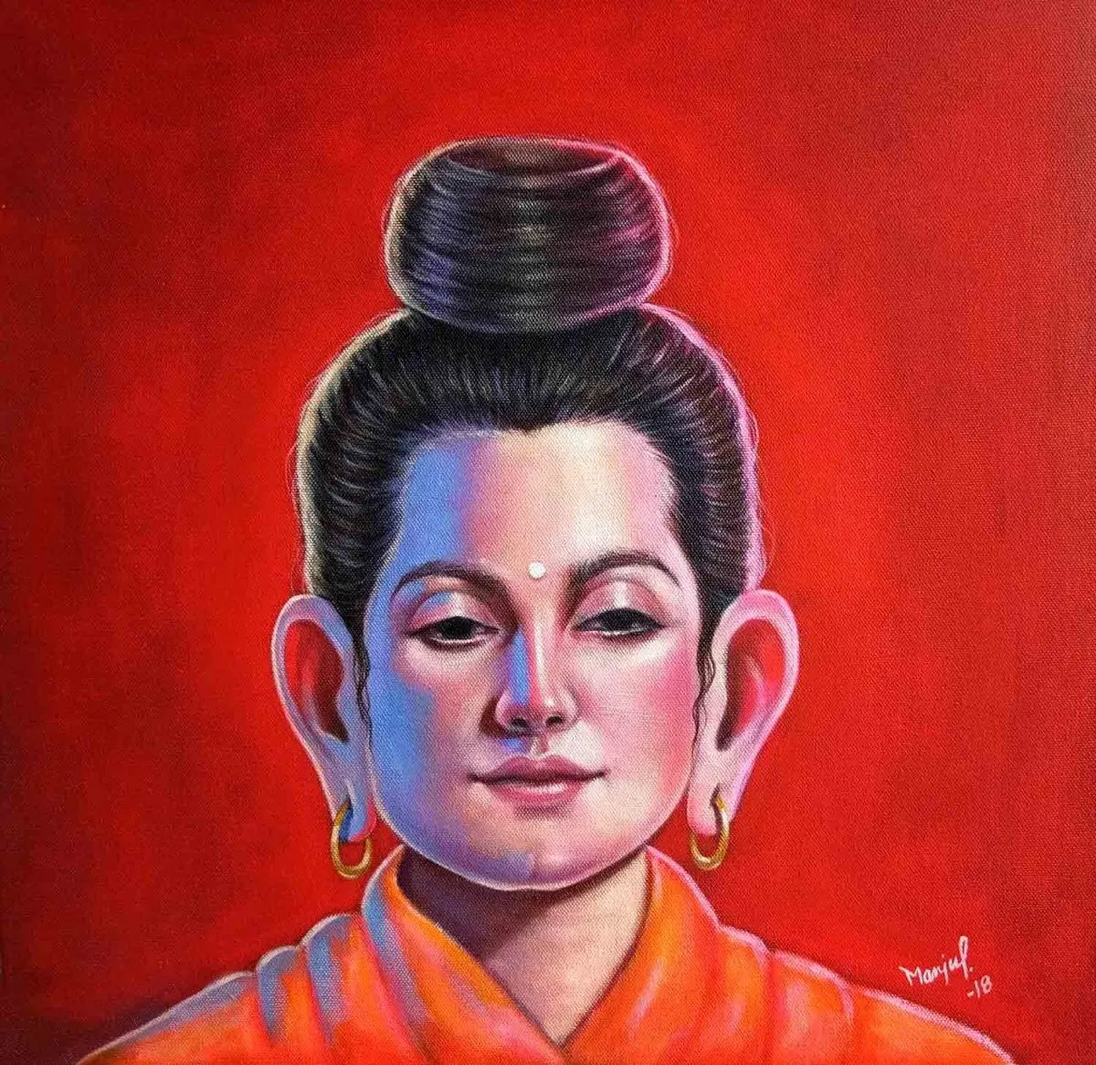 In Search of Buddha, œuvre de MANJU PRAJAPATI
