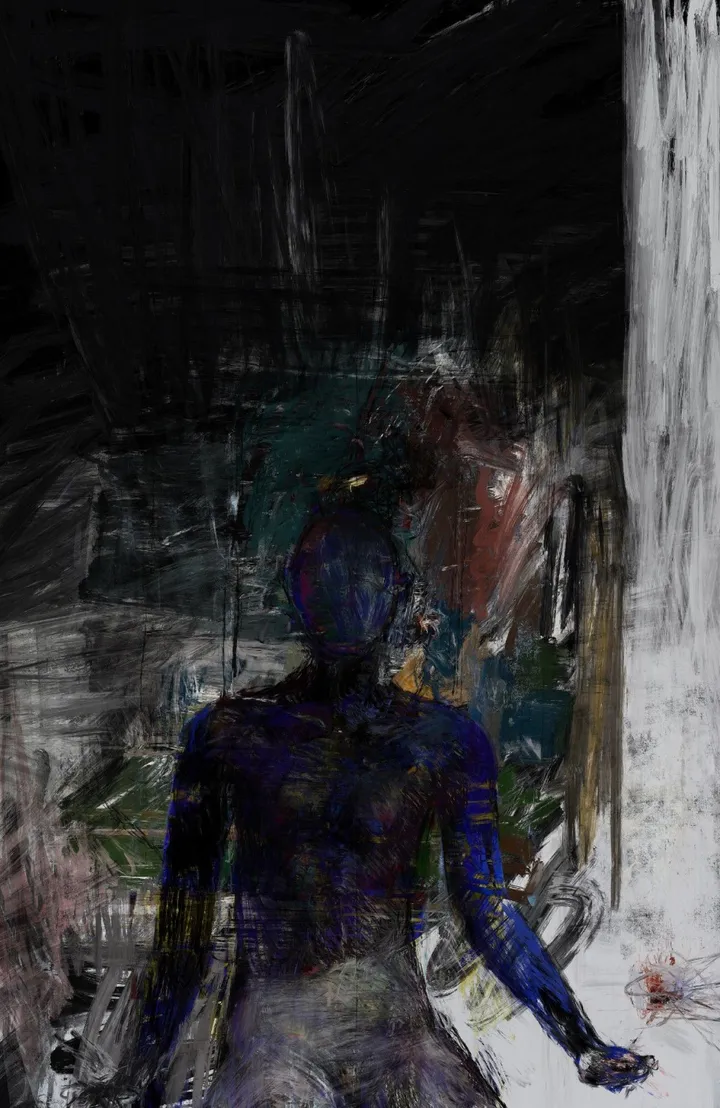 The blue skin, œuvre de Andrey Malykh