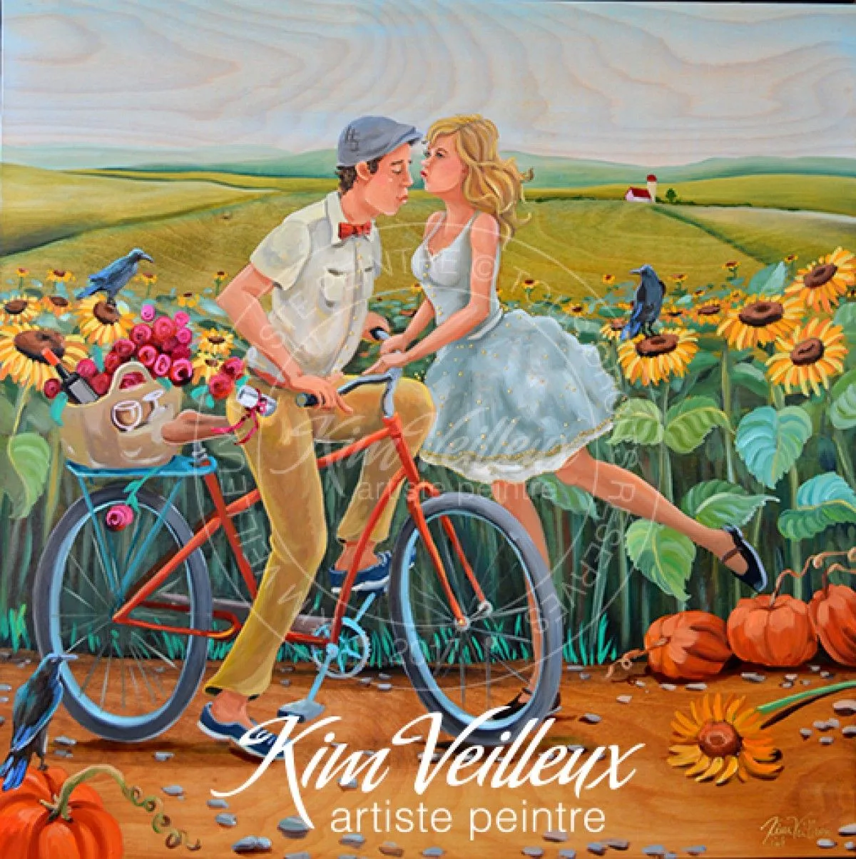 Un baiser sur la joue, artwork by Kim Veilleux