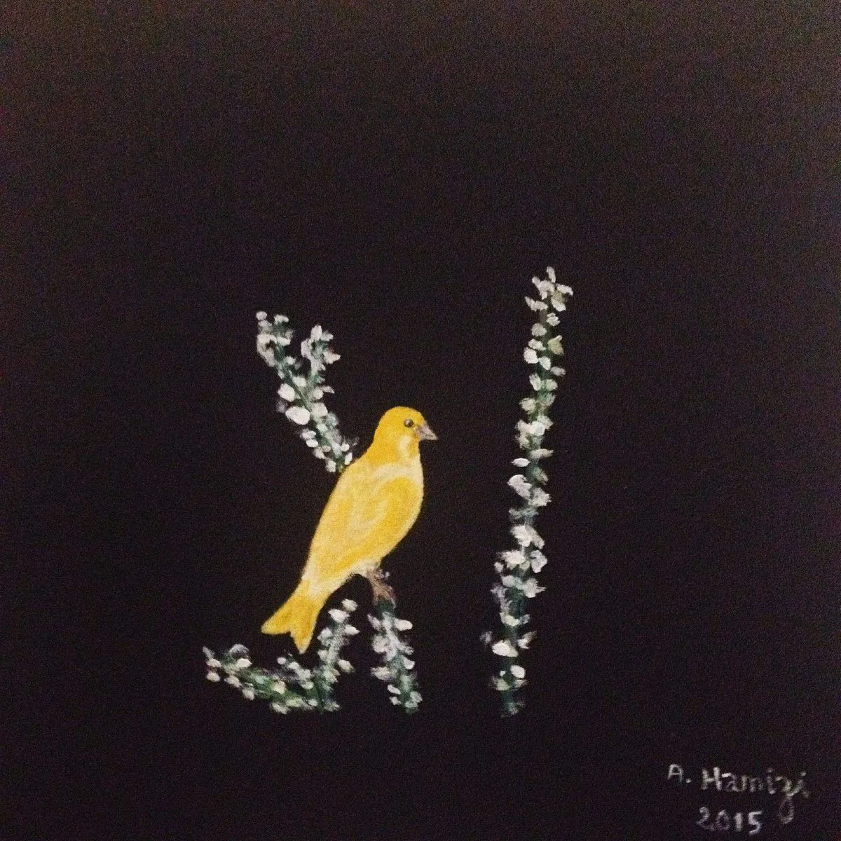 CANARI PERDU, artwork by Abdesselam Hamizi