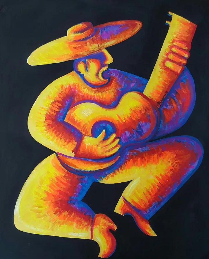 Crazy Mariachi, œuvre de Rosy Peraza