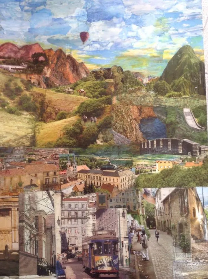 Road to the mountain II, œuvre de Adriana Horsmann