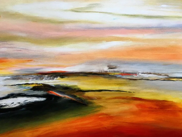 Marée basse, artwork by Françoise AUGUSTINE