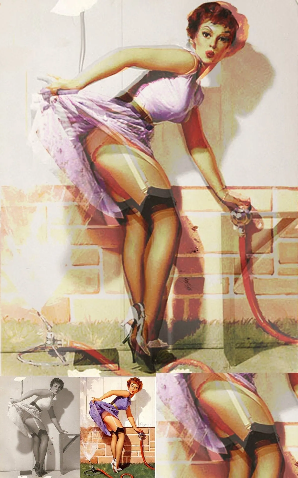 Decontracting Women - PinUp 02, œuvre de Claudio Del Pup - Durik