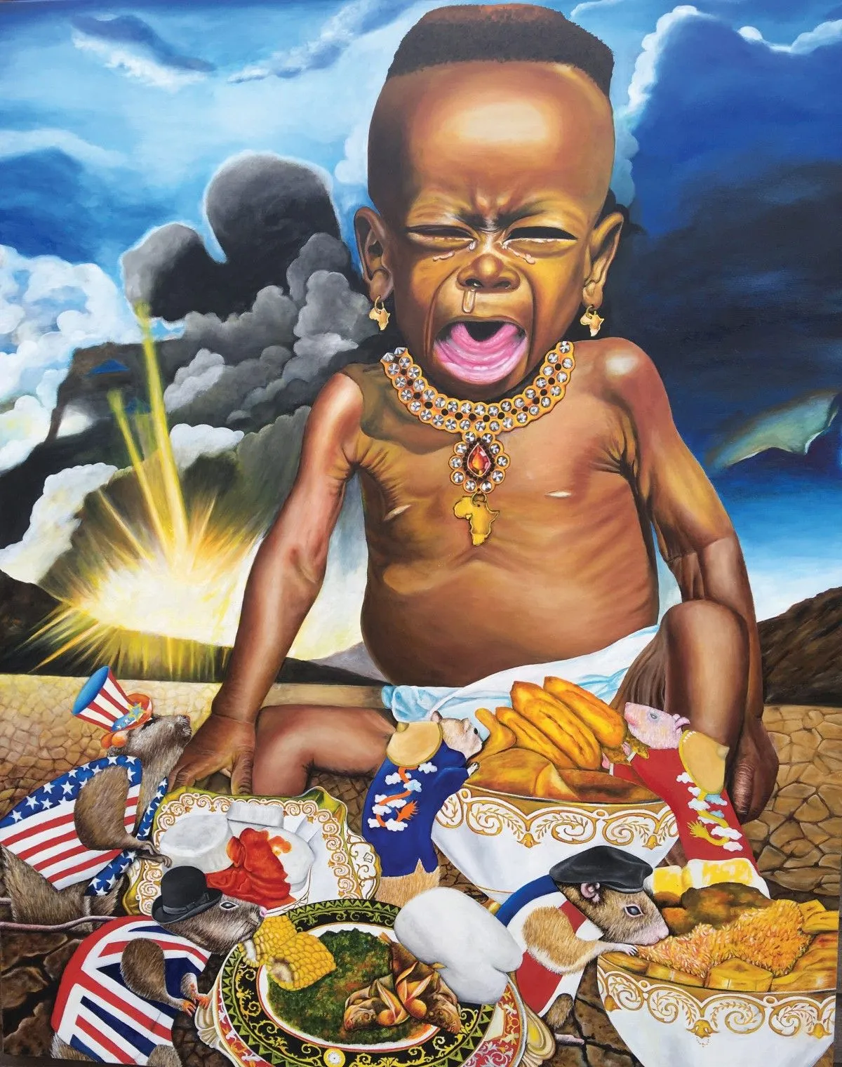 African't (Africans can't say no to Exploitation, œuvre de O. Yemi Tubi