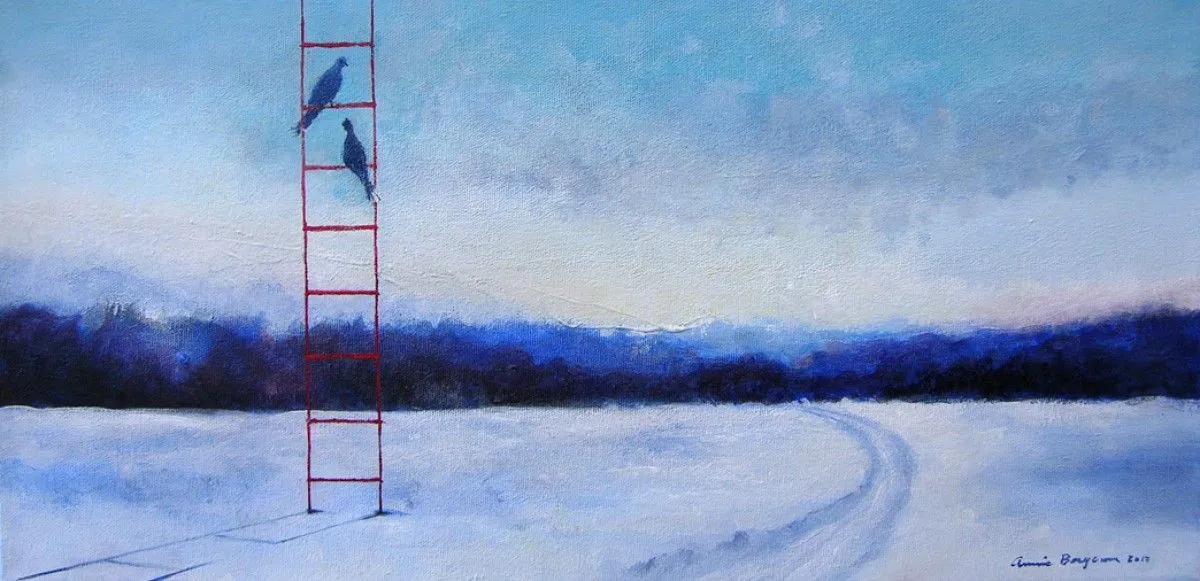 Série : Horizon 31 – Un soir d’hiver, artwork by Annie Bergeron