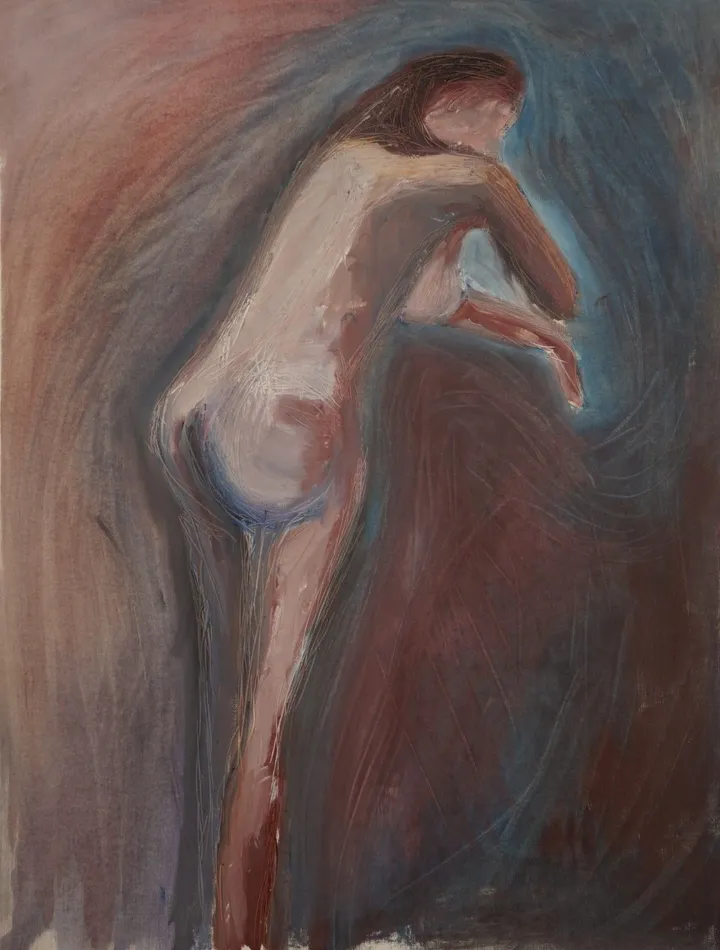 Leaning Nude, œuvre de Kenneth Friend