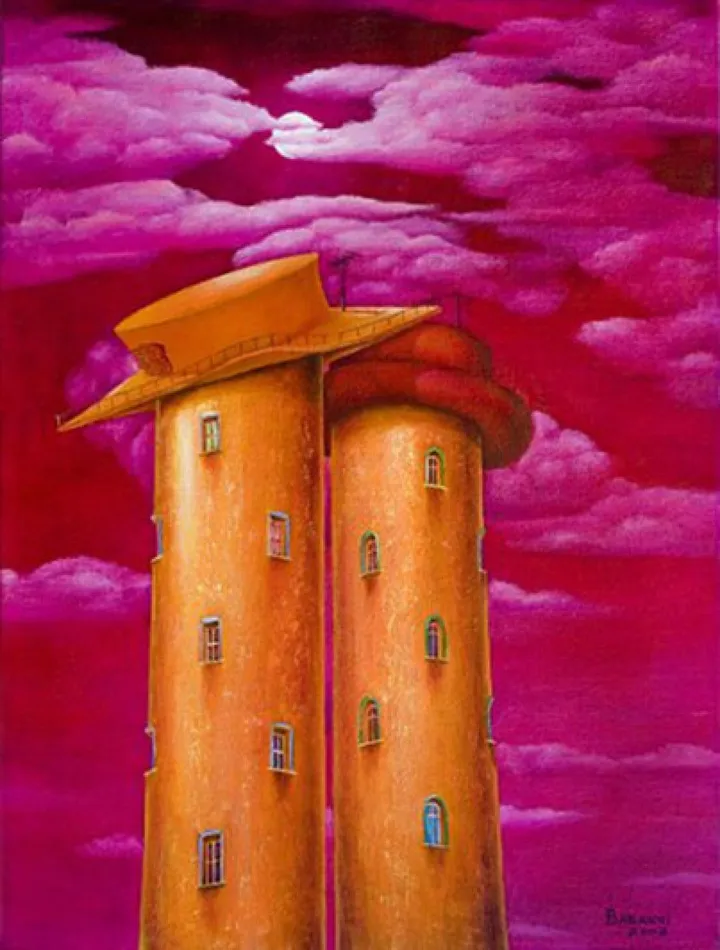 two towers, œuvre de Karen Babanni