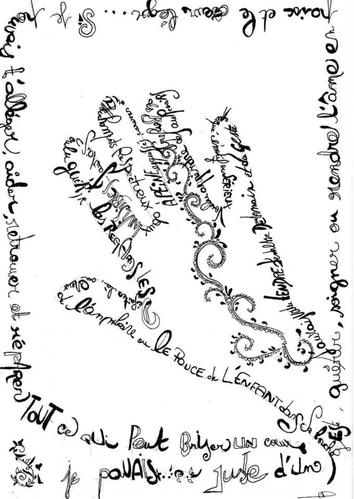 Geste, œuvre de Catherine Dutruch