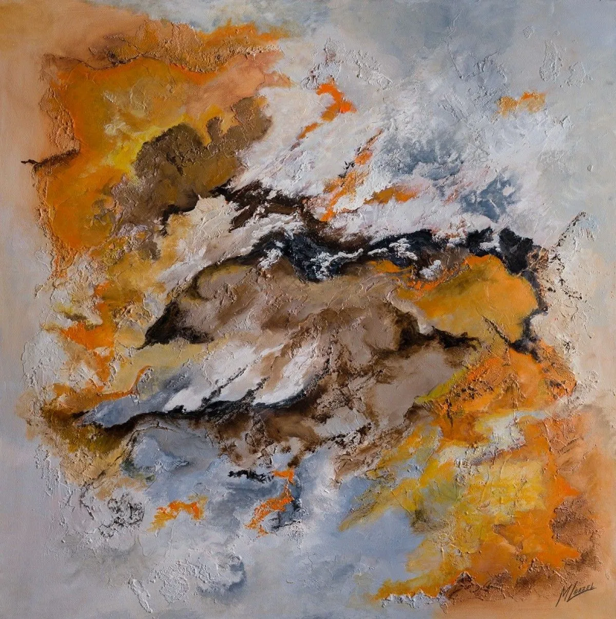 Déferlante, artwork by Michèle GAZEL