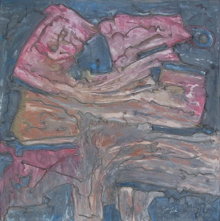 Bacon blue, artwork by Jean-Luc Zattara