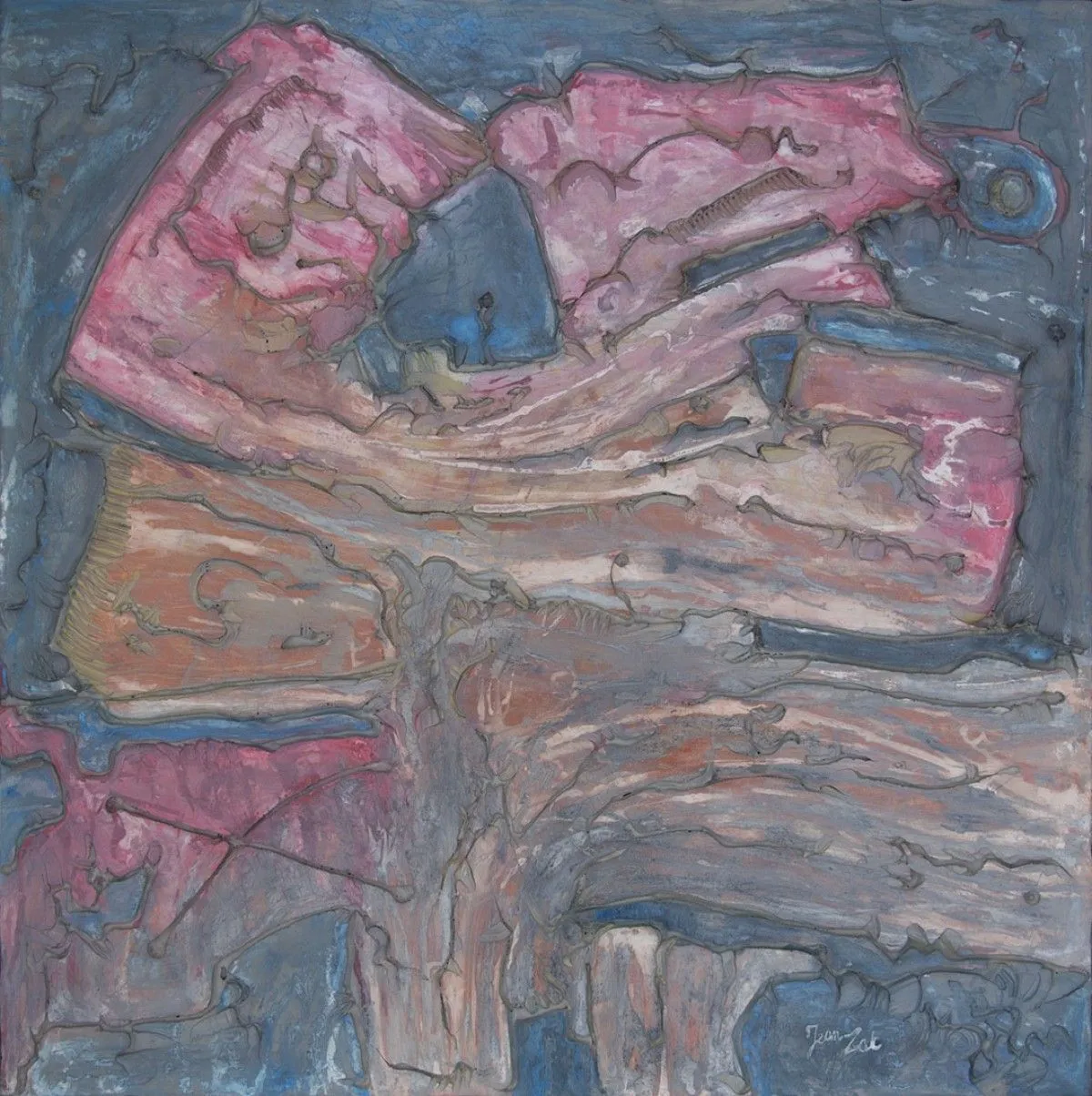 Bacon blue, artwork by Jean-Luc Zattara