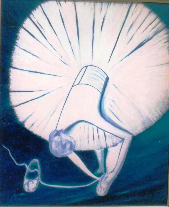 chaussons de danse, artwork by marie momelat