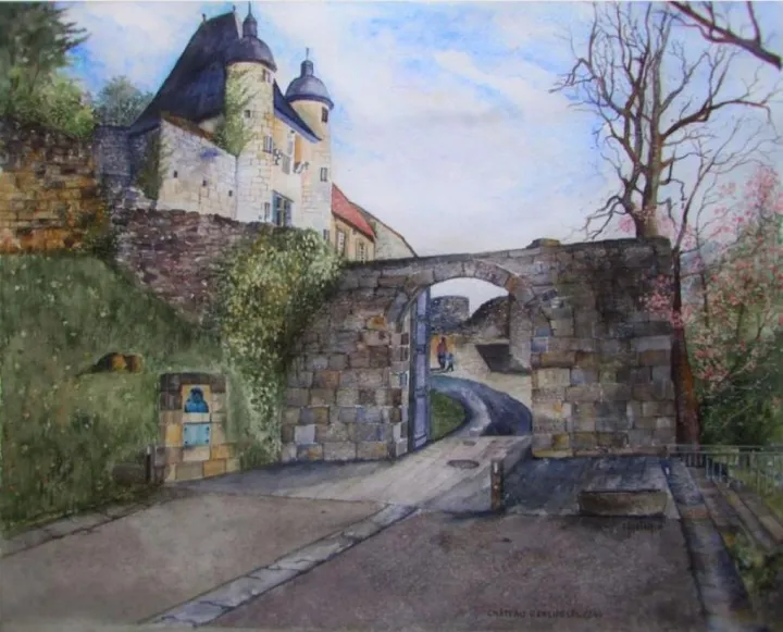 CHÂTEAU D'EXCIDEUIL (24), œuvre de André Farnier