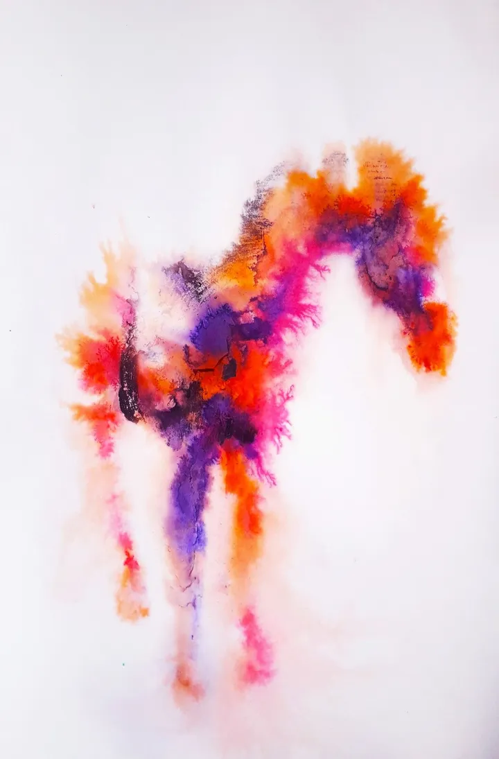 Sea Horse, artwork by marija colic