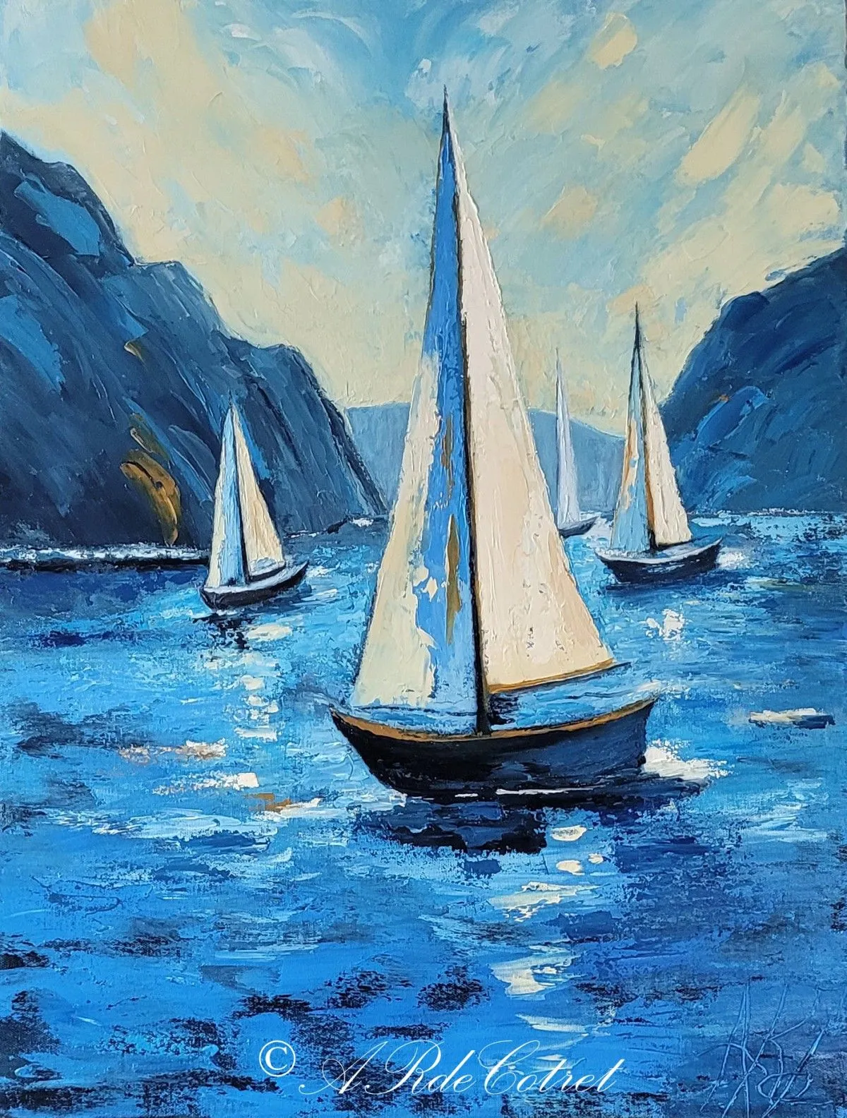 À l'embouchure, artwork by Anne René de Cotret