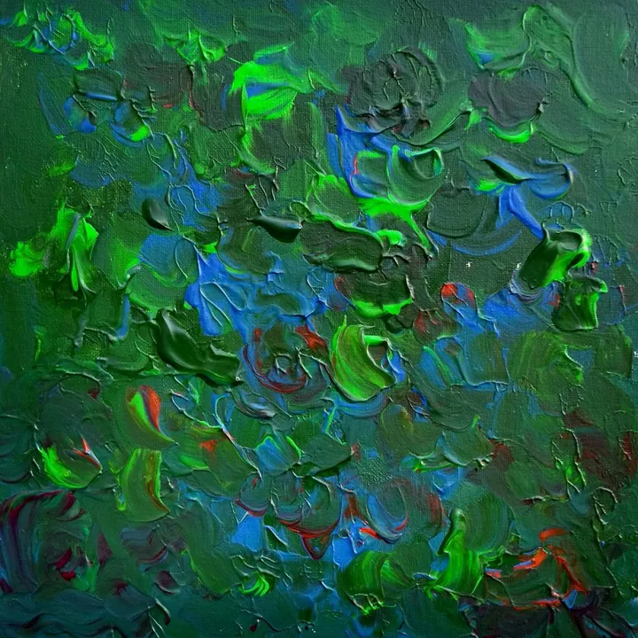 APATITE BLEUE OU VERTE, œuvre de Jean Bessat