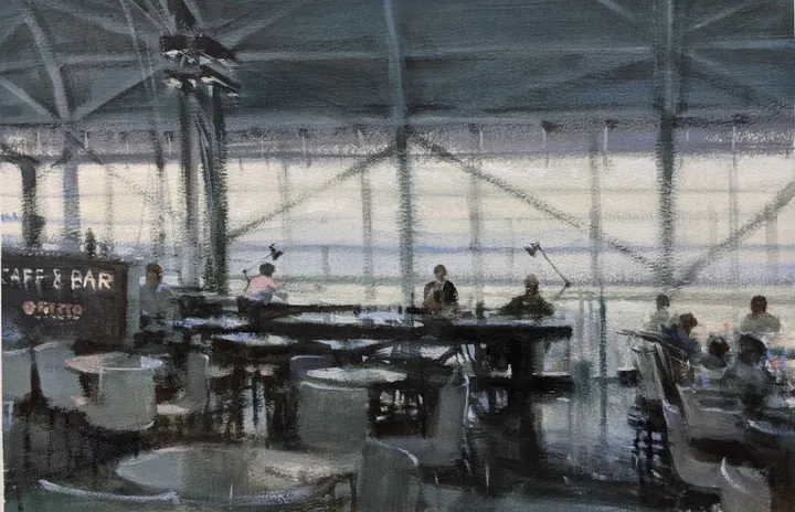 Kansai Airport, artwork by Misure Nien