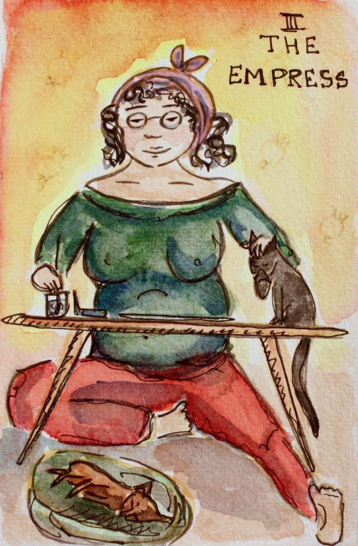 The empress, œuvre de Odette Kougea