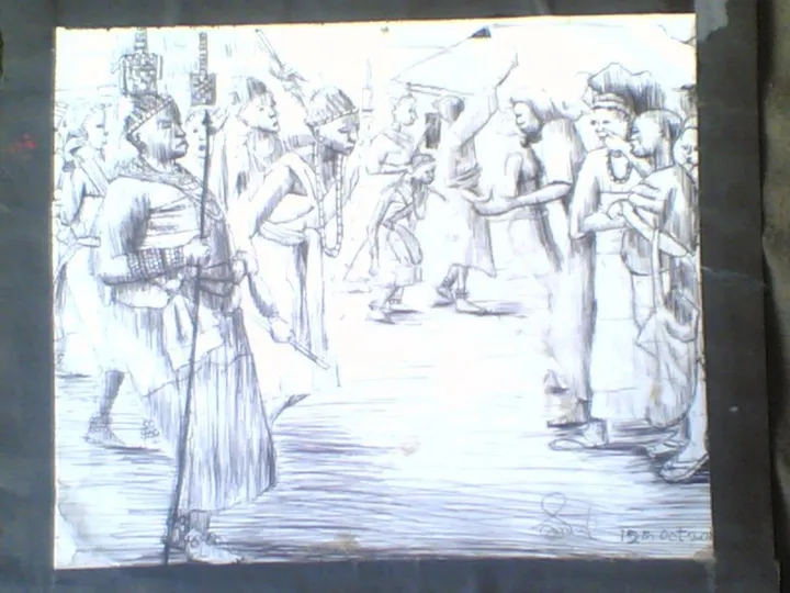 FEMALE IMOLE(S), artwork by ayorinde samuel