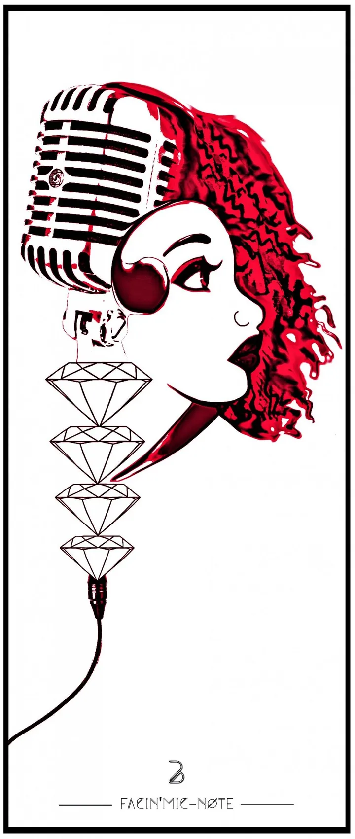 FACIN'MIC-NOTE, artwork by B' ART