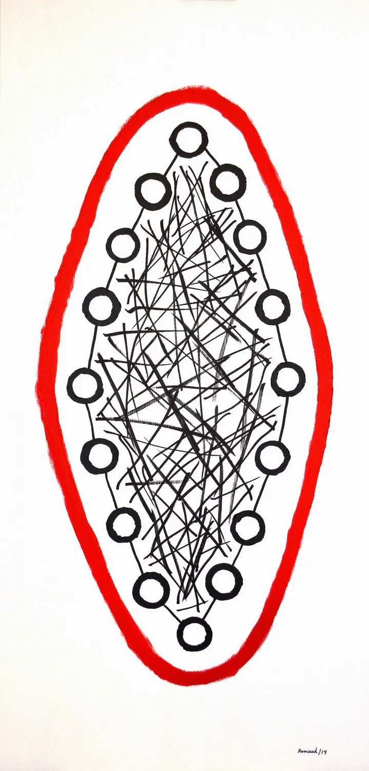 Composition 14-3, artwork by Marcel Renaud