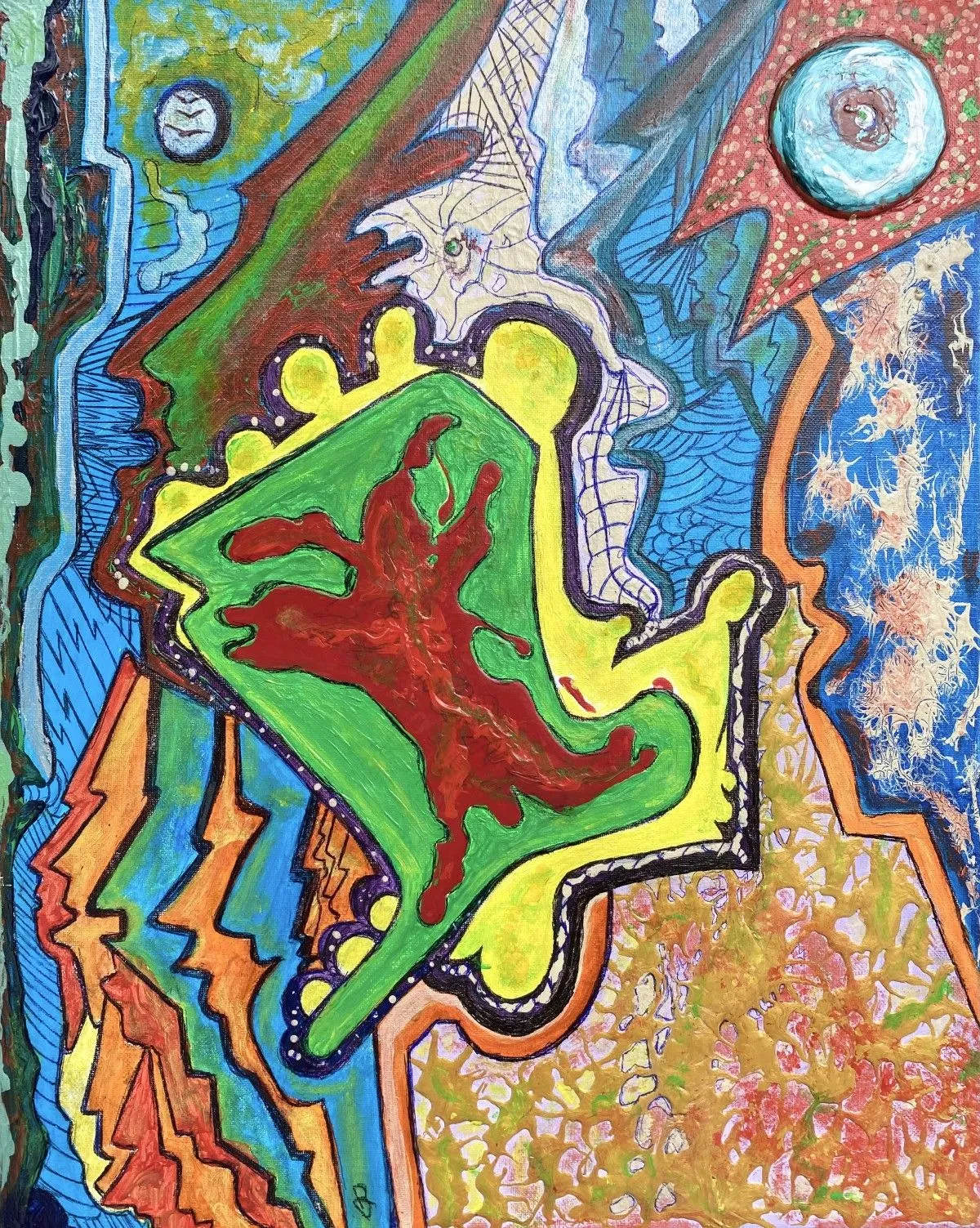 VISIONS 1, œuvre de Denis Roucau