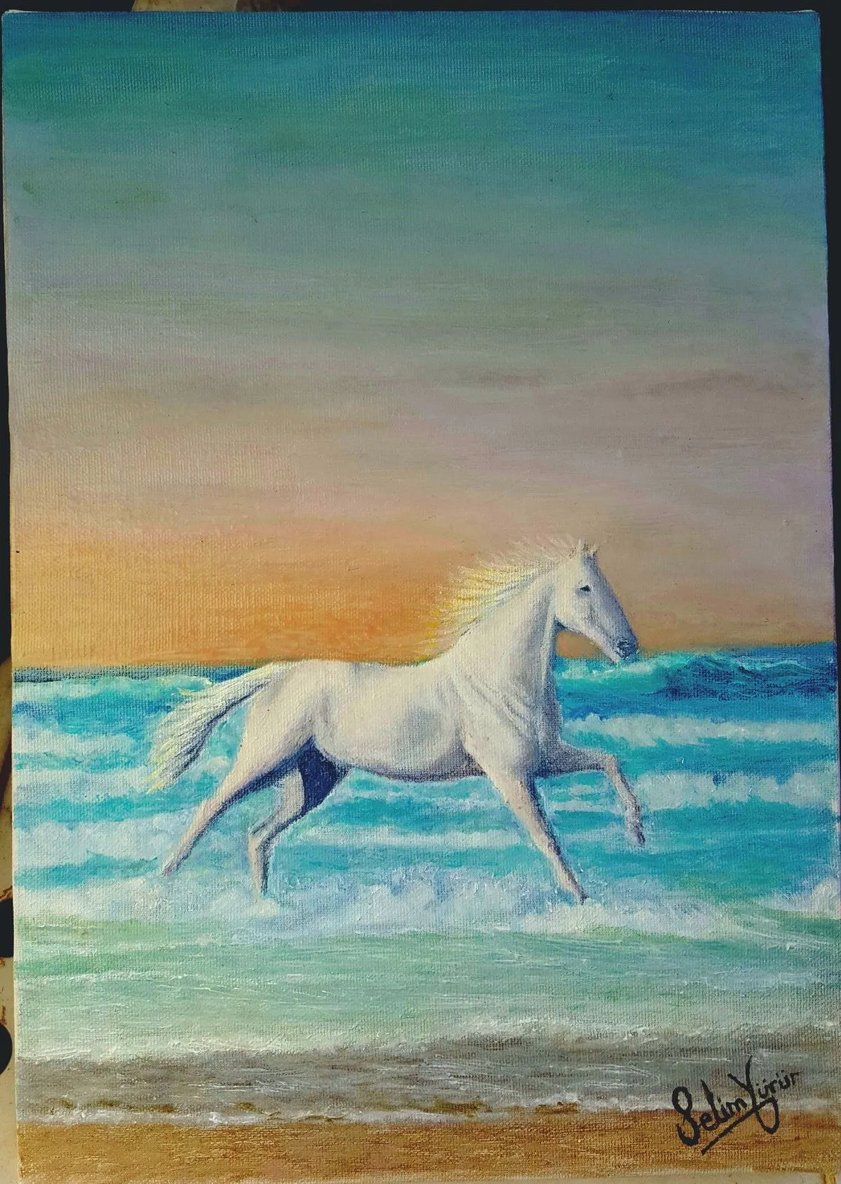 horse, œuvre de Selim Yürür