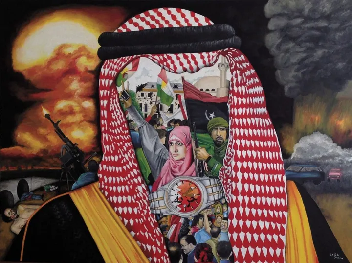 Arab Revolution, œuvre de O. Yemi Tubi
