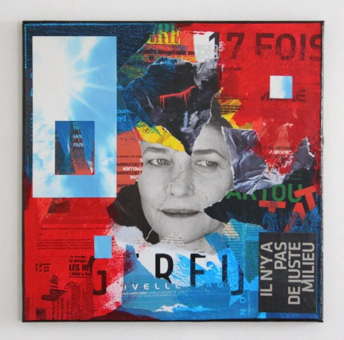 Pensées, artwork by Xavier Le Maux