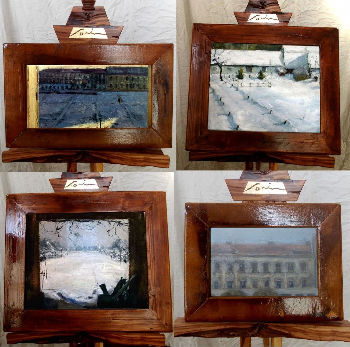 winter paintings 2, artwork by Sorin Dragoi