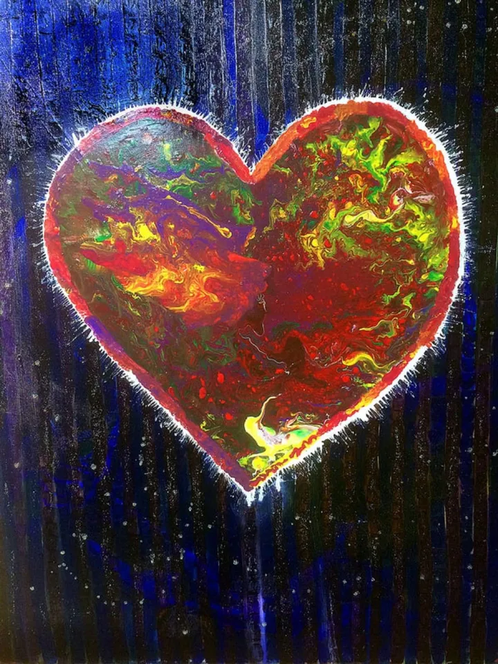 Heart in love, artwork by Zazulete Anuca Romanta Ion