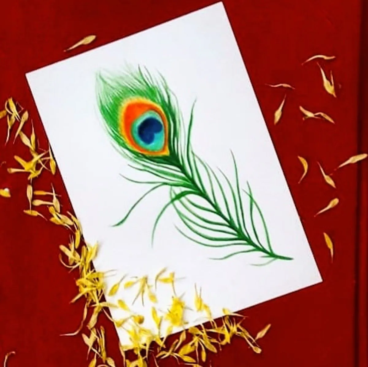 The peacock feather, œuvre de Artsy_aaru