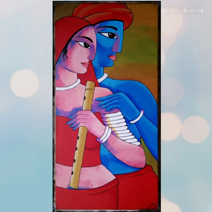 Radha-Krishna, œuvre de Ankita Soni