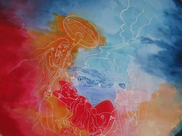 Les cinq éléments, artwork by sylviane marie nardini