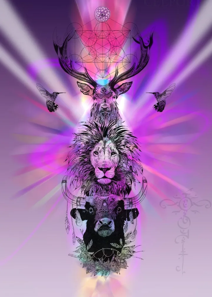 Power Totem, œuvre de Karin Roberts