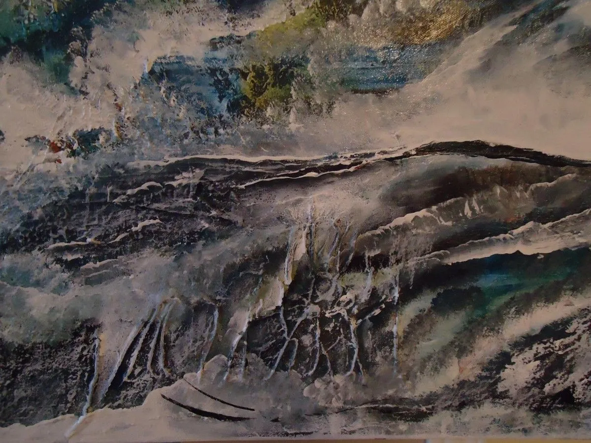 Orage, œuvre de Isabelle Turcot