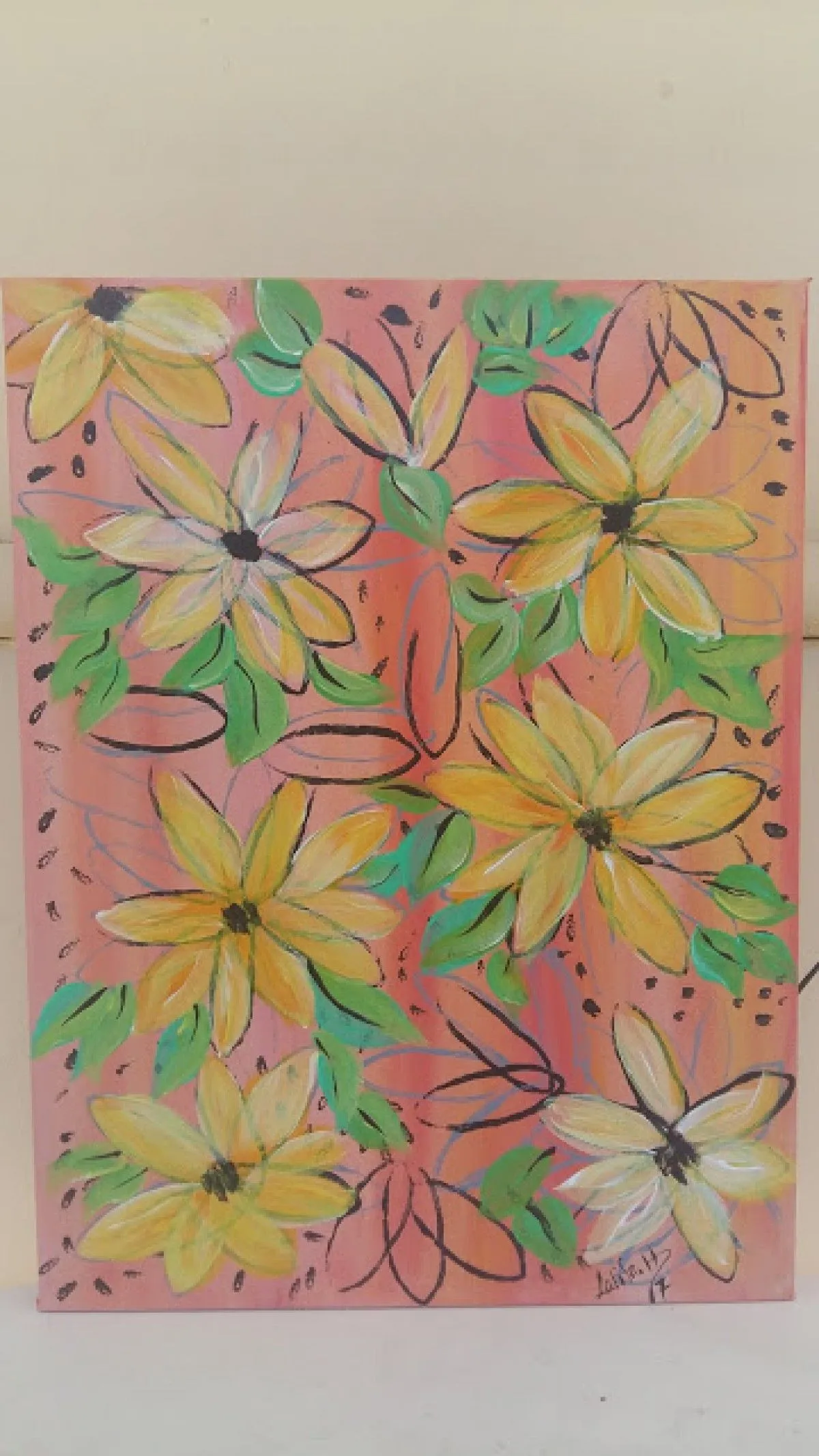 Into my garden, artwork by Latifa El hachem