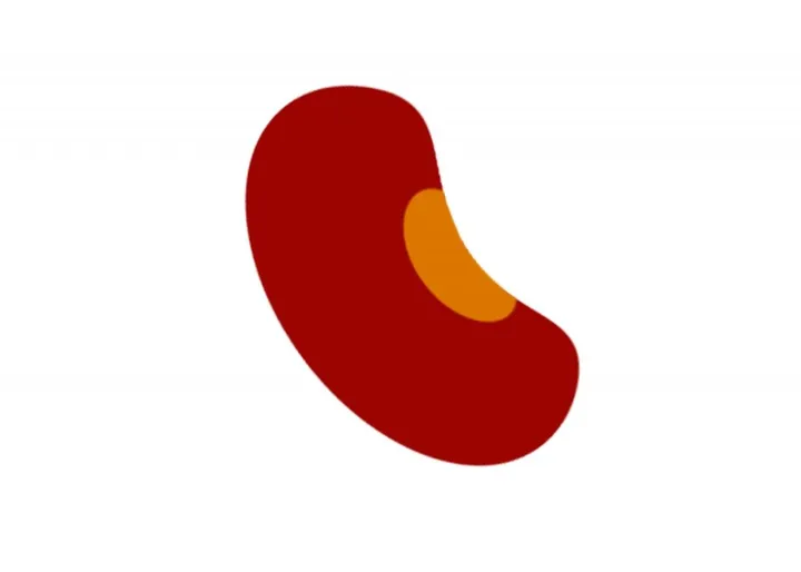 A bean, artwork by Miguel Alvarez