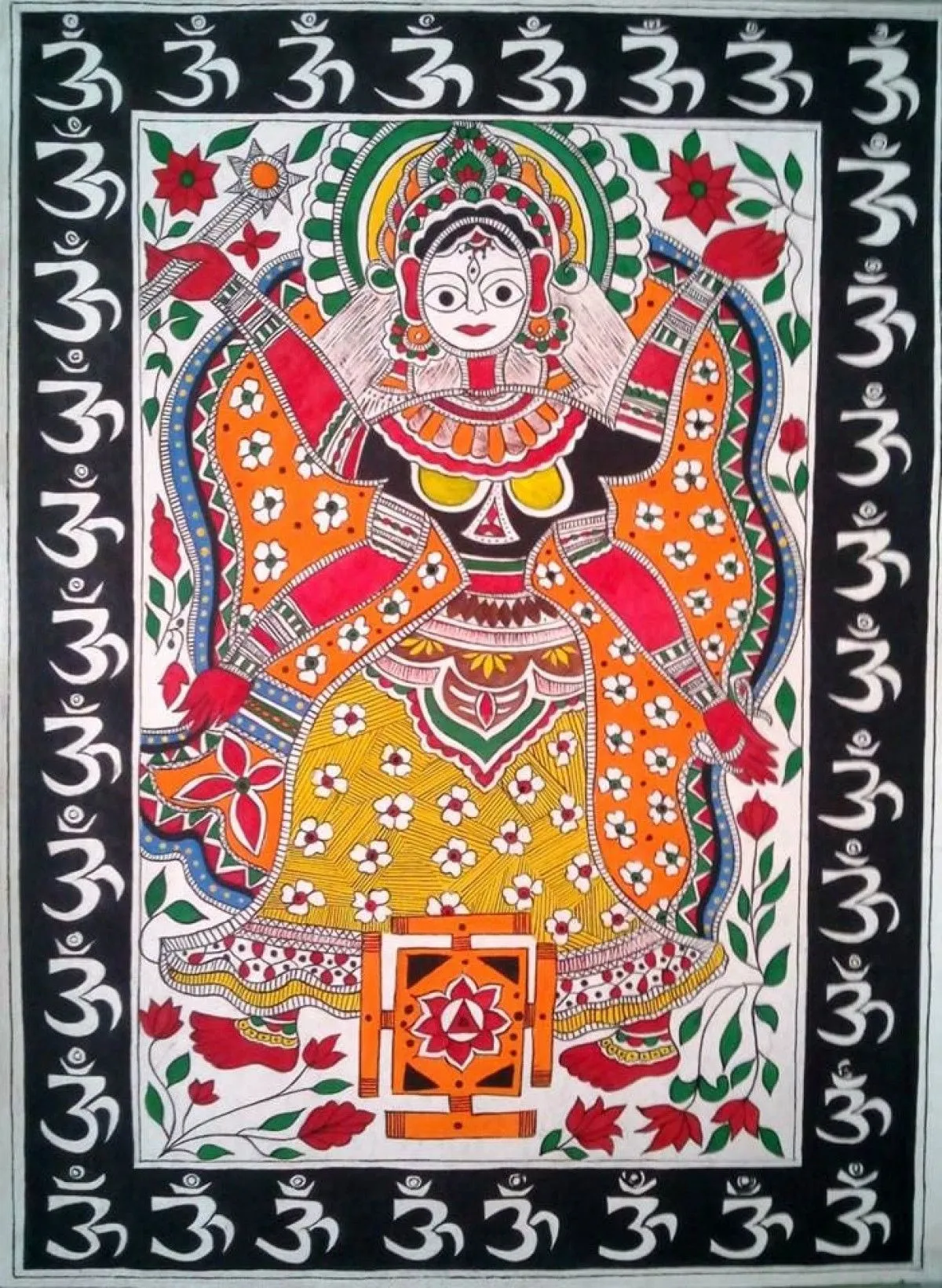 Madhubani, œuvre de Vinita T