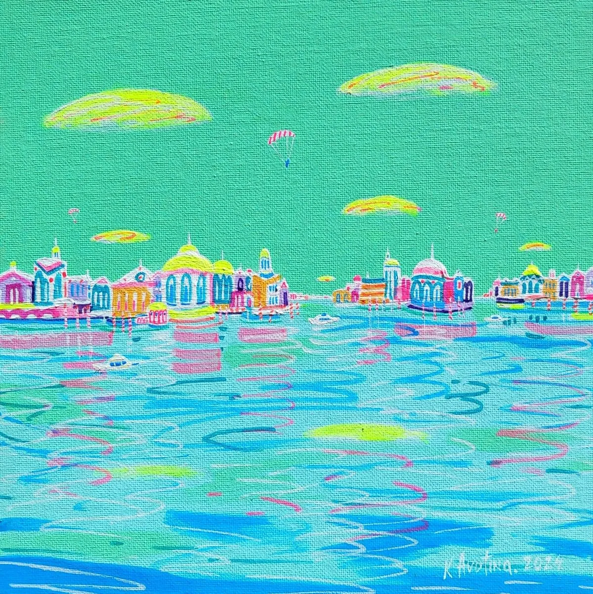 Floating Through The Venice, œuvre de Katrina Avotina